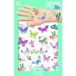 Ingrijire personala si Cosmetice - Ingrijire personala - Ingrijire corp - Tatuaje temporare - Tatuaje Fluturi si sclipici, Djeco - Infinity.ro