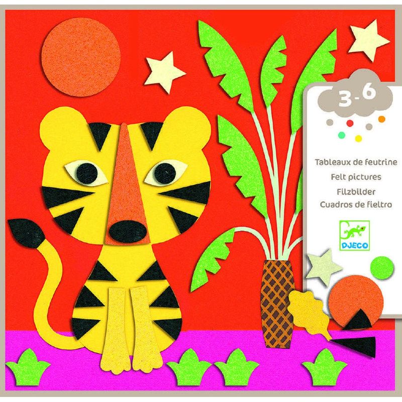 Jucarii, Copii si Bebe - Jucarii si jocuri - Jucarii & jocuri educative - Seturi de artizanat - Tablouri cu fetru Natura, Djeco - Infinity.ro