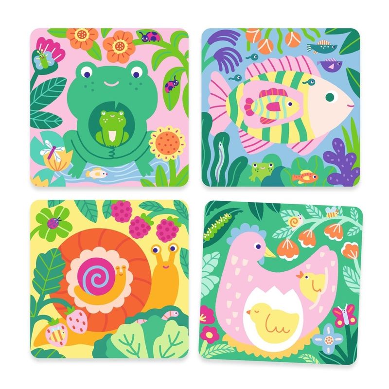 Jucarii, Copii si Bebe - Jucarii si jocuri - Jucarii & jocuri educative - Seturi pictura si desen - Set pictura cu apa Animale din gradina, Djeco - Infinity.ro