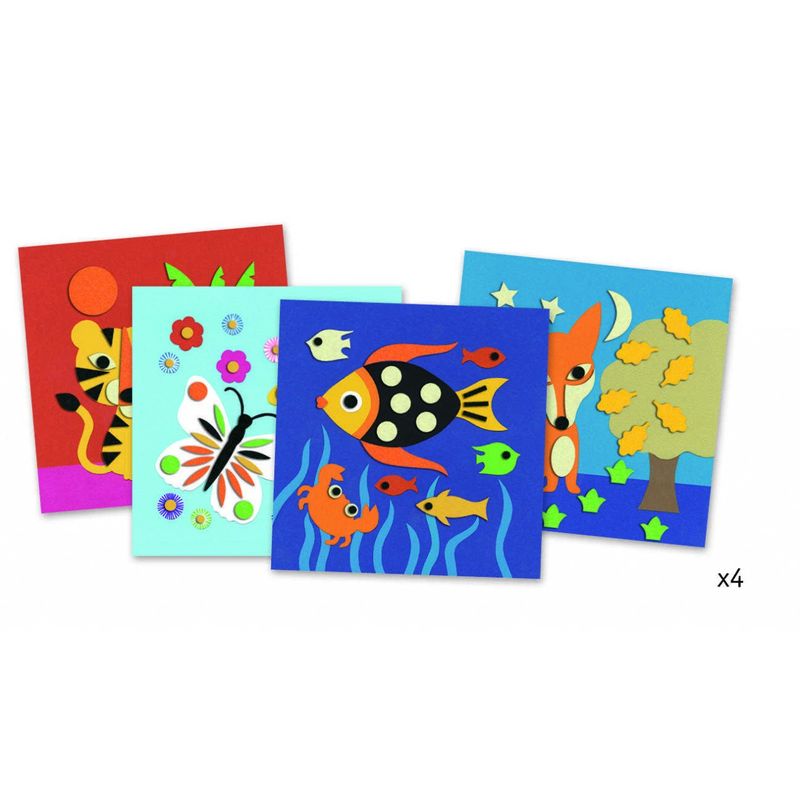 Jucarii, Copii si Bebe - Jucarii si jocuri - Jucarii & jocuri educative - Seturi de artizanat - Tablouri cu fetru Natura, Djeco - Infinity.ro