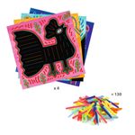 Jucarii, Copii si Bebe - Jucarii si jocuri - Jucarii & jocuri educative - Seturi de artizanat - Tablouri cu sarma plusata Super soft, Djeco - Infinity.ro