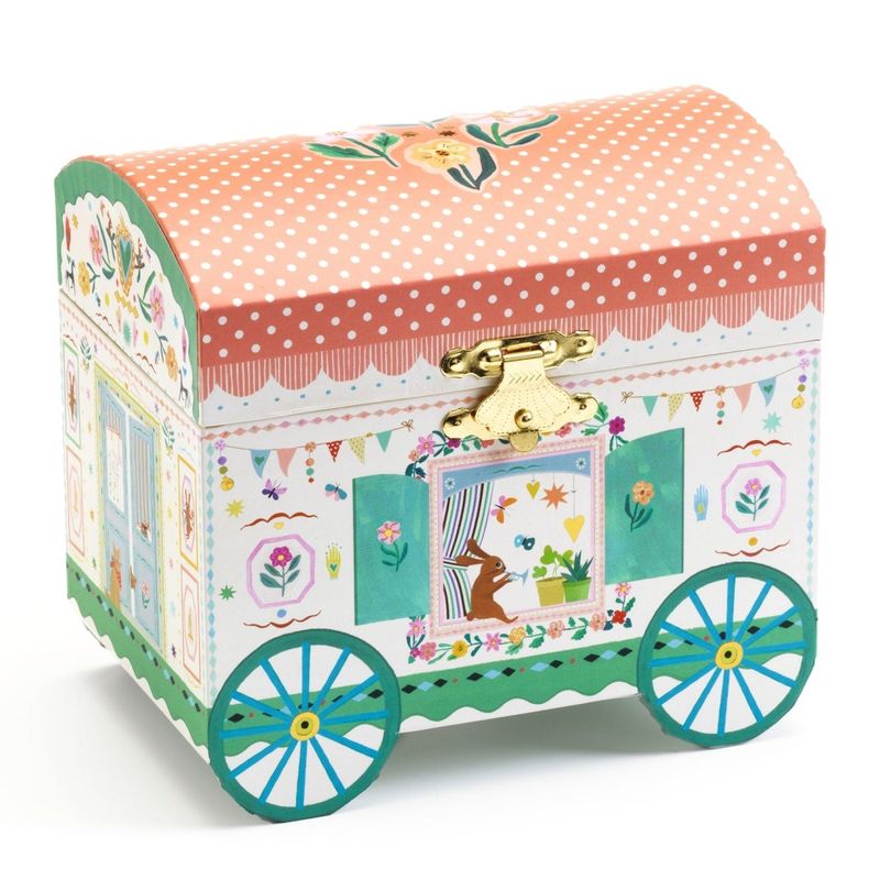 Jucarii, Copii si Bebe - Jucarii si jocuri - Jucarii & jocuri educative - Jucarii interactive - Cutie muzicala Enchanted Caravan, Djeco - Infinity.ro