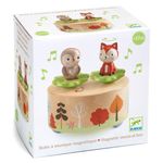 Jucarii, Copii si Bebe - Jucarii si jocuri - Jucarii & jocuri educative - Jucarii interactive - Cutie muzicala magnetica cu bufnita si vulpe, Djeco - Infinity.ro