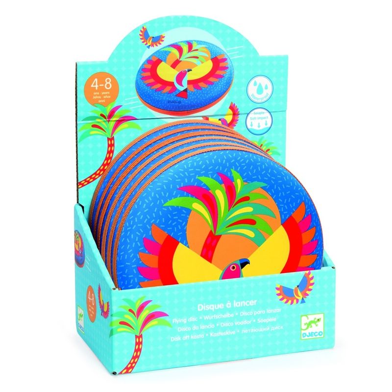 Jucarii, Copii si Bebe - Jucarii si jocuri - Jocuri si puzzle - Jocuri de societate - Disc frisbee Pasarea colibri, Djeco - Infinity.ro