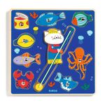 Jucarii, Copii si Bebe - Jucarii si jocuri - Jocuri si puzzle - Puzzle - Joc 2 in 1 puzzle si pescuit magnetic, Djeco - Infinity.ro
