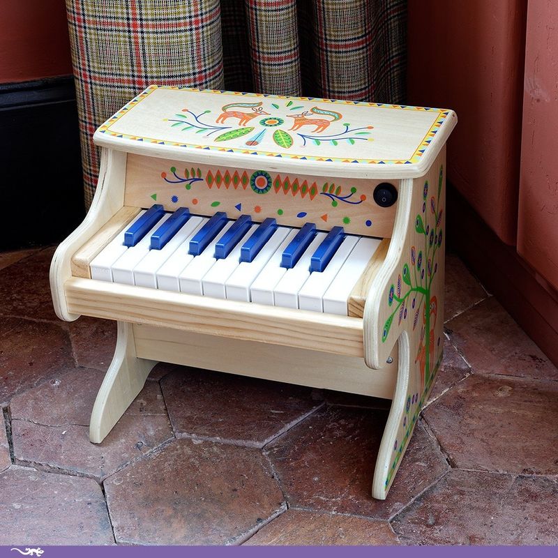 Jucarii, Copii si Bebe - Jucarii si jocuri - Jucarii de rol - Instrumente muzicale de jucarie - Instrument muzical Pian electronic Djeco - Infinity.ro