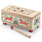 Jucarii, Copii si Bebe - Jucarii si jocuri - Jucarii de rol - Instrumente muzicale de jucarie - Instrument muzical Toba din lemn, Djeco - Infinity.ro
