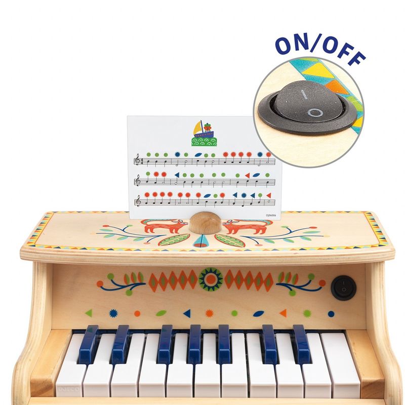 Jucarii, Copii si Bebe - Jucarii si jocuri - Jucarii de rol - Instrumente muzicale de jucarie - Instrument muzical Pian electronic Djeco - Infinity.ro