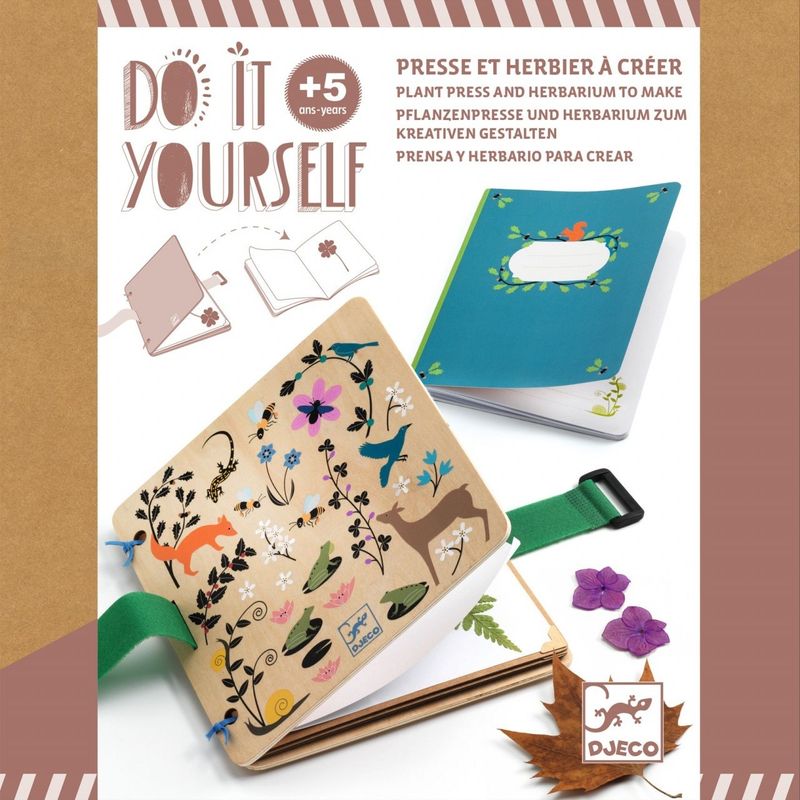 Jucarii, Copii si Bebe - Jucarii si jocuri - Jucarii & jocuri educative - Seturi de artizanat - Joc creativ DIY Botanist în devenire, Djeco - Infinity.ro