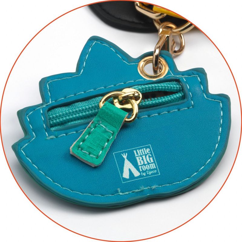 Fashion, accesorii si bijuterii - Copii - Accesorii copii - Genti si rucsacuri copii - Gentuta de umar cu portmoneu Tigrisor, Djeco - Infinity.ro