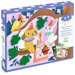 Jucarii, Copii si Bebe - Jucarii si jocuri - Jucarii & jocuri educative - Seturi de artizanat - Joc creativ Colaj cu stickere din spuma, Djeco - Infinity.ro