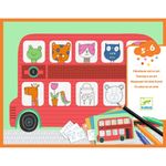 Jucarii, Copii si Bebe - Jucarii si jocuri - Jucarii & jocuri educative - Seturi pictura si desen - Joc creativ de desenat dupa contur, Djeco - Infinity.ro