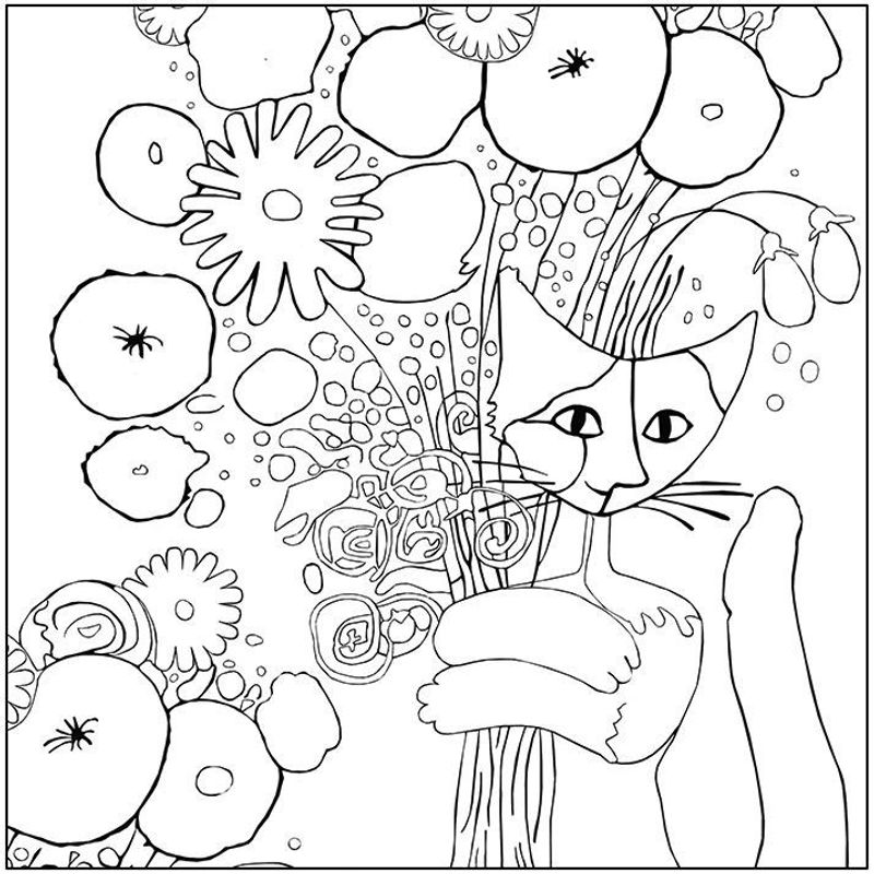 Jucarii, Copii si Bebe - Jucarii si jocuri - Jucarii & jocuri educative - Seturi pictura si desen - Joc creativ de colorat Rosina W Pisici, Fridolin - Infinity.ro