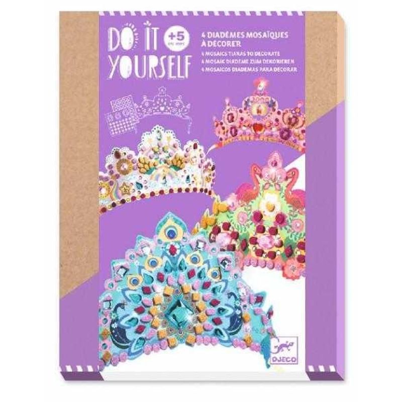 Jucarii, Copii si Bebe - Jucarii si jocuri - Jucarii & jocuri educative - Seturi de artizanat - Joc creativ DIY Ca o printesa, Djeco - Infinity.ro