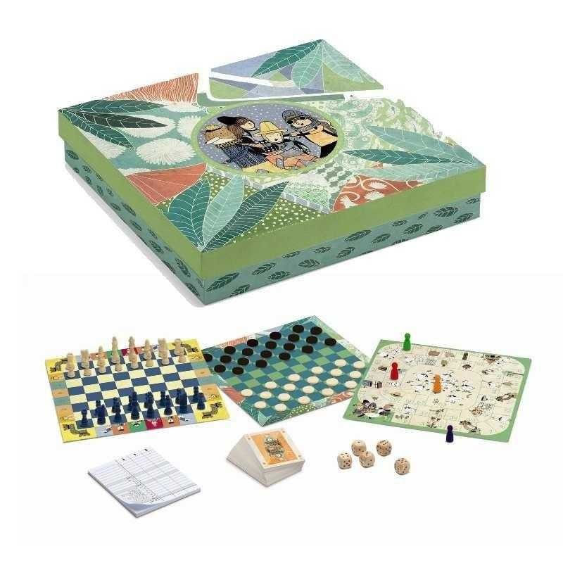 Jucarii, Copii si Bebe - Jucarii si jocuri - Jocuri si puzzle - Jocuri de societate - Joc 20 de jocuri clasice, Djeco - Infinity.ro