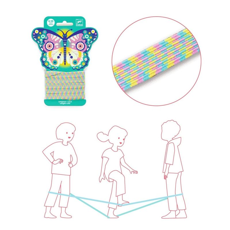 Jucarii, Copii si Bebe - Jucarii si jocuri - Jocuri si puzzle - Jocuri de societate - Joc clasic Elasticul, Djeco - Infinity.ro