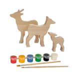 Jucarii, Copii si Bebe - Jucarii si jocuri - Jucarii & jocuri educative - Seturi pictura si desen - Joc creativ de pictat Familia de caprioare, Egmont Toys - Infinity.ro