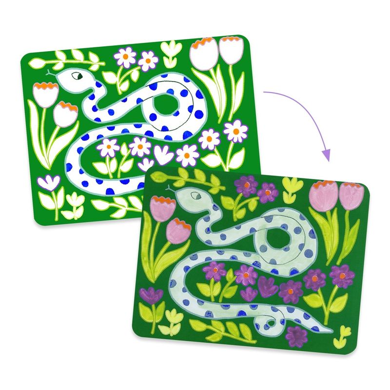 Jucarii, Copii si Bebe - Jucarii si jocuri - Jucarii & jocuri educative - Seturi pictura si desen - Joc creativ de pictura Animale salbatice, Djeco - Infinity.ro