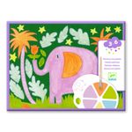Jucarii, Copii si Bebe - Jucarii si jocuri - Jucarii & jocuri educative - Seturi pictura si desen - Joc creativ de pictura Animale salbatice, Djeco - Infinity.ro