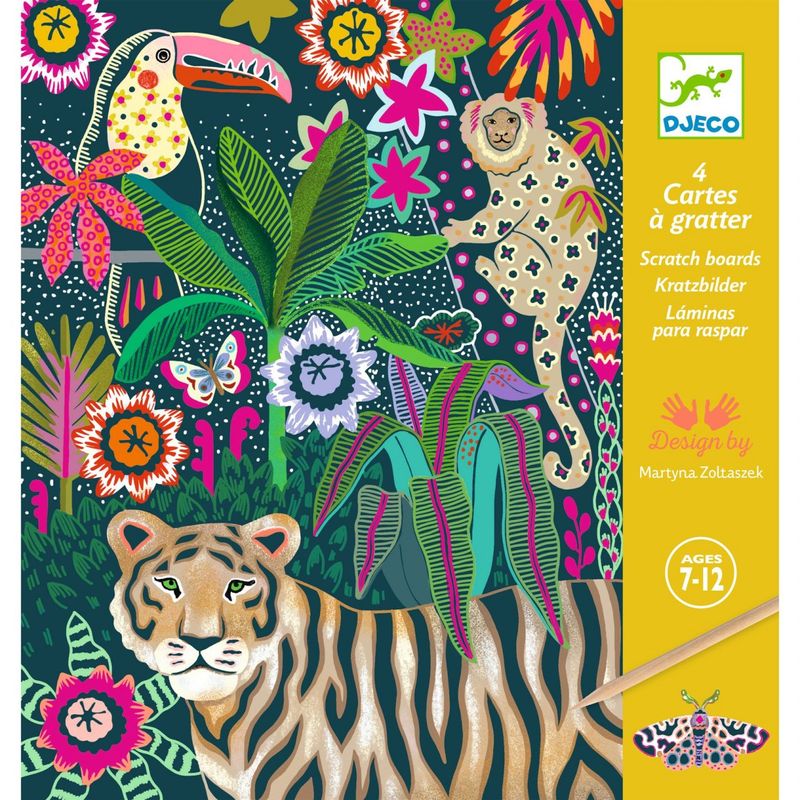 Jucarii, Copii si Bebe - Jucarii si jocuri - Jucarii & jocuri educative - Seturi de artizanat - Joc creativ de razuit Rococo, Djeco - Infinity.ro