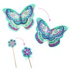 Jucarii, Copii si Bebe - Jucarii si jocuri - Jucarii & jocuri educative - Seturi de artizanat - Joc creativ DIY Aripi si bagheta fermecata, Djeco - Infinity.ro