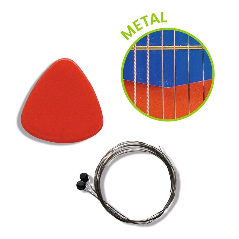 Jucarii, Copii si Bebe - Jucarii si jocuri - Jucarii de rol - Instrumente muzicale de jucarie - Instrument muzical Chitara din lemn cu 6 corzi, Djeco - Infinity.ro
