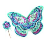 Jucarii, Copii si Bebe - Jucarii si jocuri - Jucarii & jocuri educative - Seturi de artizanat - Joc creativ DIY Aripi si bagheta fermecata, Djeco - Infinity.ro