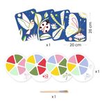 Jucarii, Copii si Bebe - Jucarii si jocuri - Jucarii & jocuri educative - Seturi pictura si desen - Joc creativ de pictura Fluturi si buburuze, Djeco - Infinity.ro