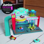 Jucarii, Copii si Bebe - Jucarii si jocuri - Vehicule si jucarii cu telecomanda - Masinute - Garaj pentru masinile Crazy Motors, Djeco - Infinity.ro