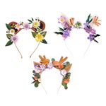 Jucarii, Copii si Bebe - Jucarii si jocuri - Jucarii & jocuri educative - Seturi de artizanat - Joc creativ DIY Coronite cu flori, Djeco - Infinity.ro