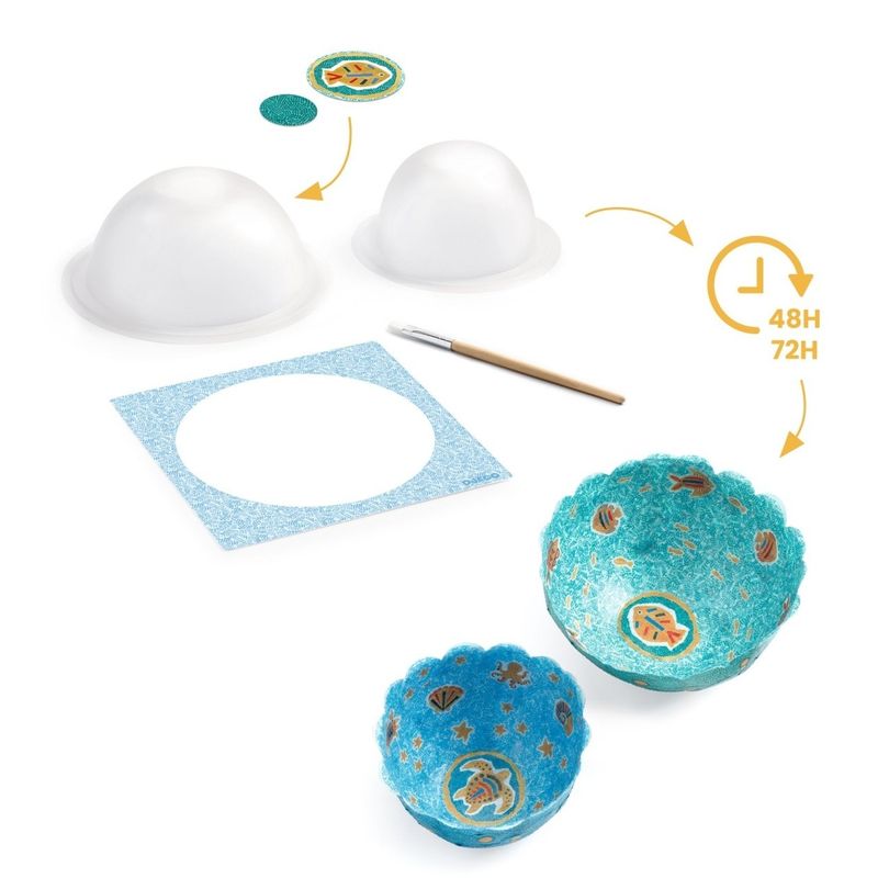 Jucarii, Copii si Bebe - Jucarii si jocuri - Jucarii & jocuri educative - Seturi de artizanat - Joc creativ DIY In mare, Djeco - Infinity.ro