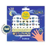 Jucarii, Copii si Bebe - Jucarii si jocuri - Jucarii de rol - Frumusete, bijuterii si accesorii fetite - Stickere pentru unghii model Reflectia lunii, Djeco - Infinity.ro