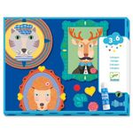 Jucarii, Copii si Bebe - Jucarii si jocuri - Jucarii & jocuri educative - Seturi de artizanat - Set creativ colaje Portrete de familie, Djeco - Infinity.ro