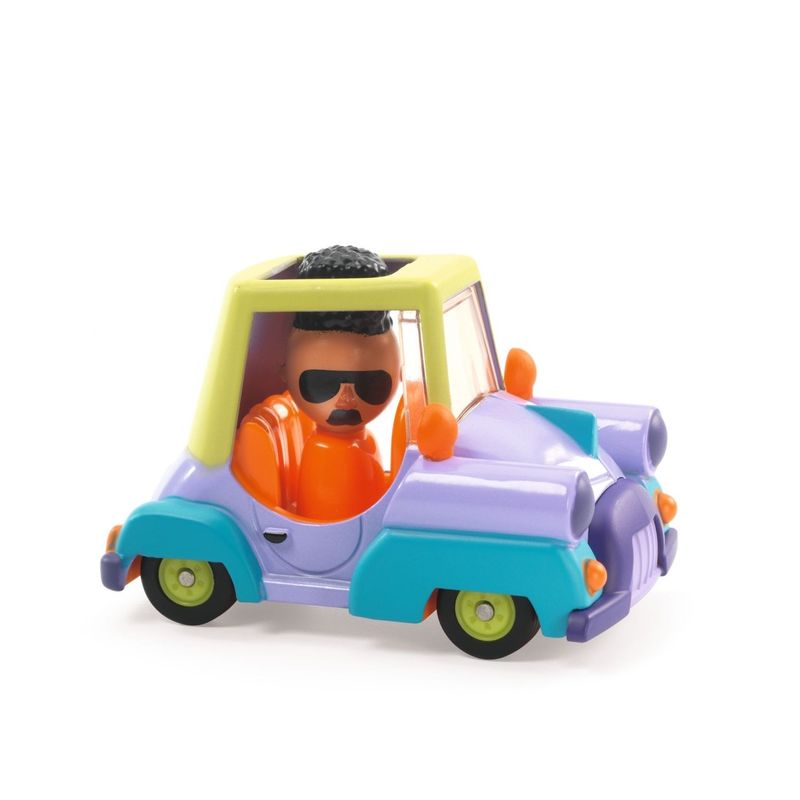 Jucarii, Copii si Bebe - Jucarii si jocuri - Vehicule si jucarii cu telecomanda - Masinute - Masina de curse Funky Bolide Colectia Crazy Motors, Djeco - Infinity.ro