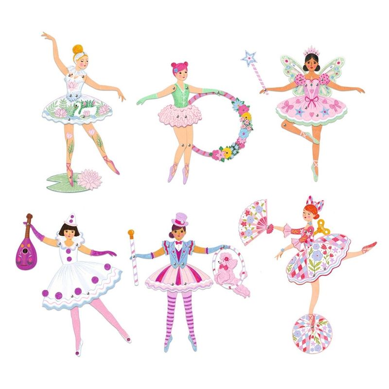 Jucarii, Copii si Bebe - Jucarii si jocuri - Jucarii & jocuri educative - Seturi de artizanat - Set creativ Balerine, Djeco - Infinity.ro