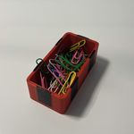 Carti si Birotica - Birotica - Accesorii de birou - Alte accesorii birou - Tavita modulara magnetica, Rosu, 9 X 4.5 cm, imprimat 3D din PLA (Bioplastic) - Infinity.ro