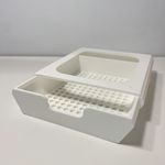 Carti si Birotica - Birotica - Accesorii de birou - Alte accesorii birou - Sertar pentru birou, Alb, 20.5 X19.5 X 5 cm, imprimat 3D din PLA (Bioplastic) - Infinity.ro