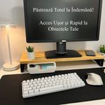 Carti si Birotica - Birotica - Accesorii de birou - Alte accesorii birou - Sertar pentru birou, Alb, 20.5 X19.5 X 5 cm, imprimat 3D din PLA (Bioplastic) - Infinity.ro