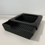 Carti si Birotica - Birotica - Accesorii de birou - Alte accesorii birou - Sertar pentru birou, Negru, 20.5 X19.5 X 5 cm, imprimat 3D din PLA (Bioplastic) - Infinity.ro