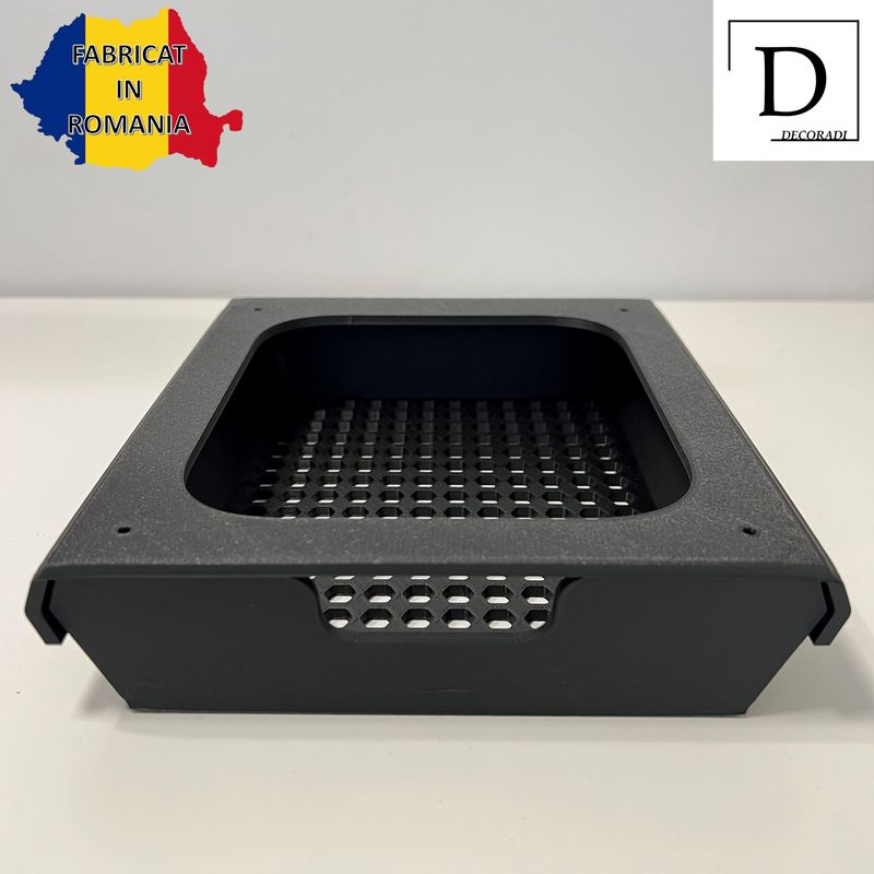 Carti si Birotica - Birotica - Accesorii de birou - Alte accesorii birou - Sertar pentru birou, Negru, 20.5 X19.5 X 5 cm, imprimat 3D din PLA (Bioplastic) - Infinity.ro