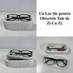 Fashion, accesorii si bijuterii - Femei - Bijuterii femei - Cutii bijuterii - Cutiuta bijuterii, capac magnetic, 17.5 X 8.5 X 5 cm, Multifunctionala, Alb, imprimat 3D din PLA (Bioplastic) - Infinity.ro