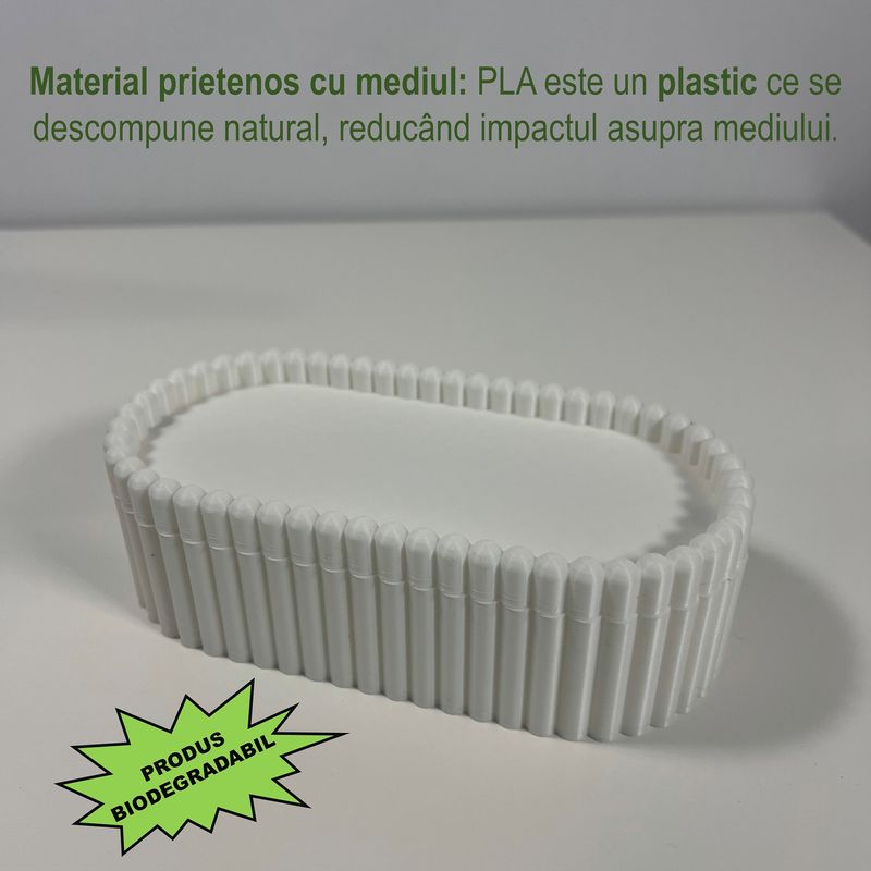 Fashion, accesorii si bijuterii - Femei - Bijuterii femei - Cutii bijuterii - Cutiuta bijuterii, capac magnetic, 17.5 X 8.5 X 5 cm, Multifunctionala, Alb, imprimat 3D din PLA (Bioplastic) - Infinity.ro