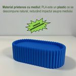 Fashion, accesorii si bijuterii - Femei - Bijuterii femei - Cutii bijuterii - Cutiuta bijuterii, capac magnetic, 17.5 X 8.5 X 5 cm, Multifunctionala, Albastru, imprimat 3D din PLA (Bioplastic) - Infinity.ro