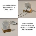 Laptop, Telefoane si Tablete - Wearables si gadgeturi - Wearables - Accesorii wearables - Suport Incarcare compatibil cu Apple Watch (Incarcatorul magnetic nu este inclus), alb - Infinity.ro