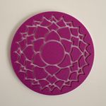 Casa si Gradina - Bucatarie si vesela - Accesorii bar - Suporturi bauturi - Set 7 suporturi / coastere pahare, Ceakre, rotund, diametru 10 cm, Multicolor, cutie inclusa, imprimate 3D - Infinity.ro