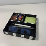 Carti si Birotica - Birotica - Accesorii de birou - Alte accesorii birou - Set 4 tavite modulare magnetice, Negru, 18 X 18 cm, imprimat 3D din PLA (Bioplastic) - Infinity.ro