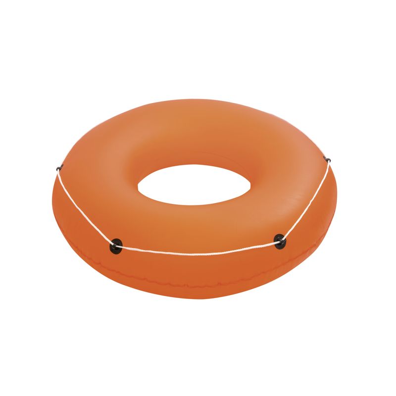 Jucarii, Copii si Bebe - Jucarii si jocuri - Jucarii de exterior - Colaci, ochelari si accesorii inot copii - Bestway Colac Inot Gonflabil Color Blast 119 cm, Portocaliu - Infinity.ro