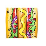 Jucarii, Copii si Bebe - Jucarii si jocuri - Jucarii de exterior - Saltele si mingi pentru plaja - Bestway Pluta Gonflabila Hot Dog 190x109 cm - Infinity.ro