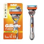 Ingrijire personala si Cosmetice - Aparate & accesorii ingrijire personala - Aparate de ras si tuns - Aparate de ras clasice - Aparat de Ras Gillette Fusion5 Power, 5 Lame Anti-Iritatie, 1 Rezerva Inclusa - Infinity.ro