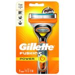Ingrijire personala si Cosmetice - Aparate & accesorii ingrijire personala - Aparate de ras si tuns - Aparate de ras clasice - Aparat de Ras Gillette Fusion5 Power, 5 Lame Anti-Iritatie, 1 Rezerva Inclusa - Infinity.ro